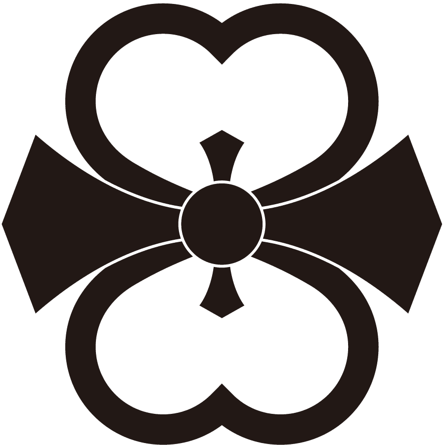 中陰二つ剣片喰紋