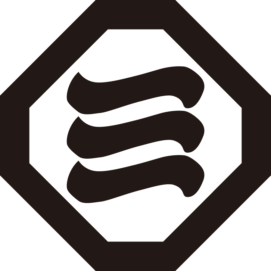 折敷に三文字（２）紋