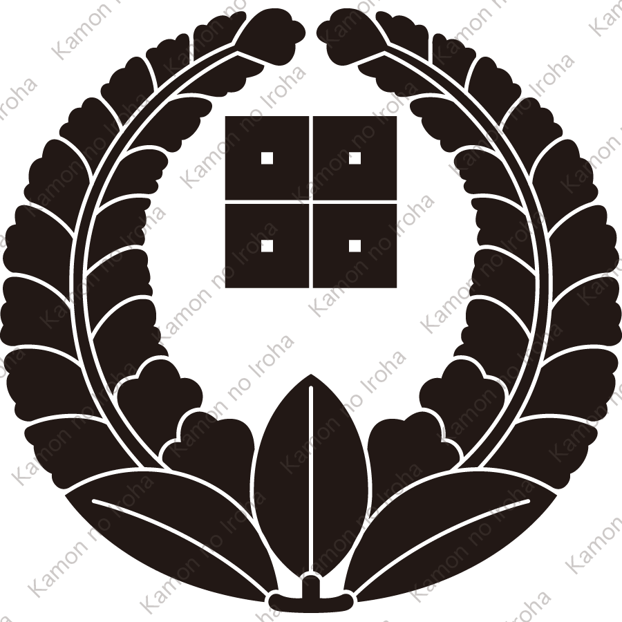 上り藤に平四つ目紋