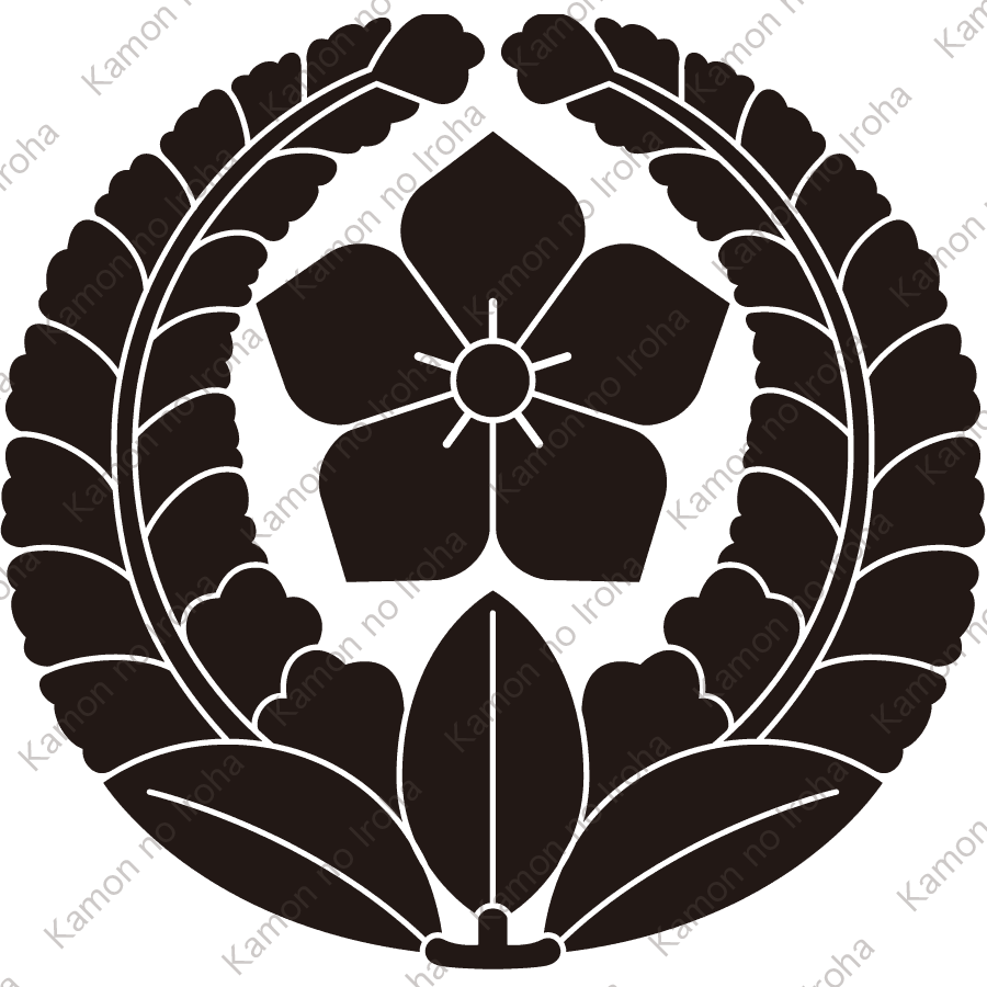 上り藤に桔梗紋