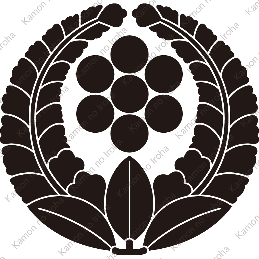 上り藤に七曜紋