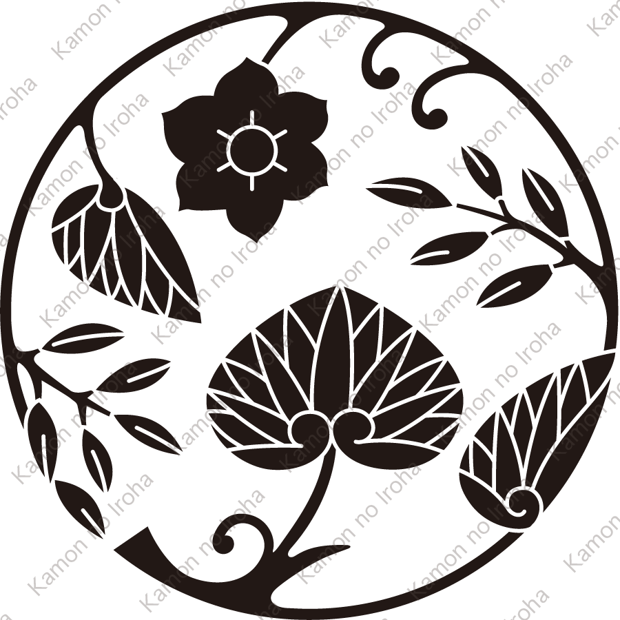 葵の草丸紋