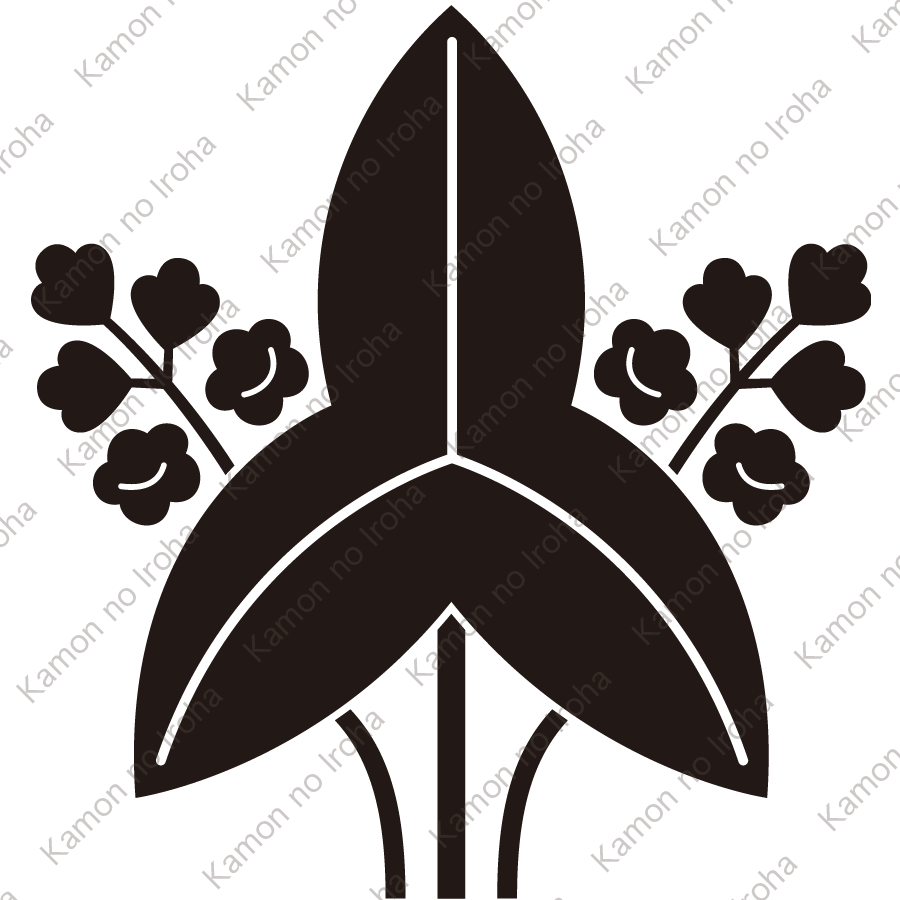 有馬立ち沢瀉紋