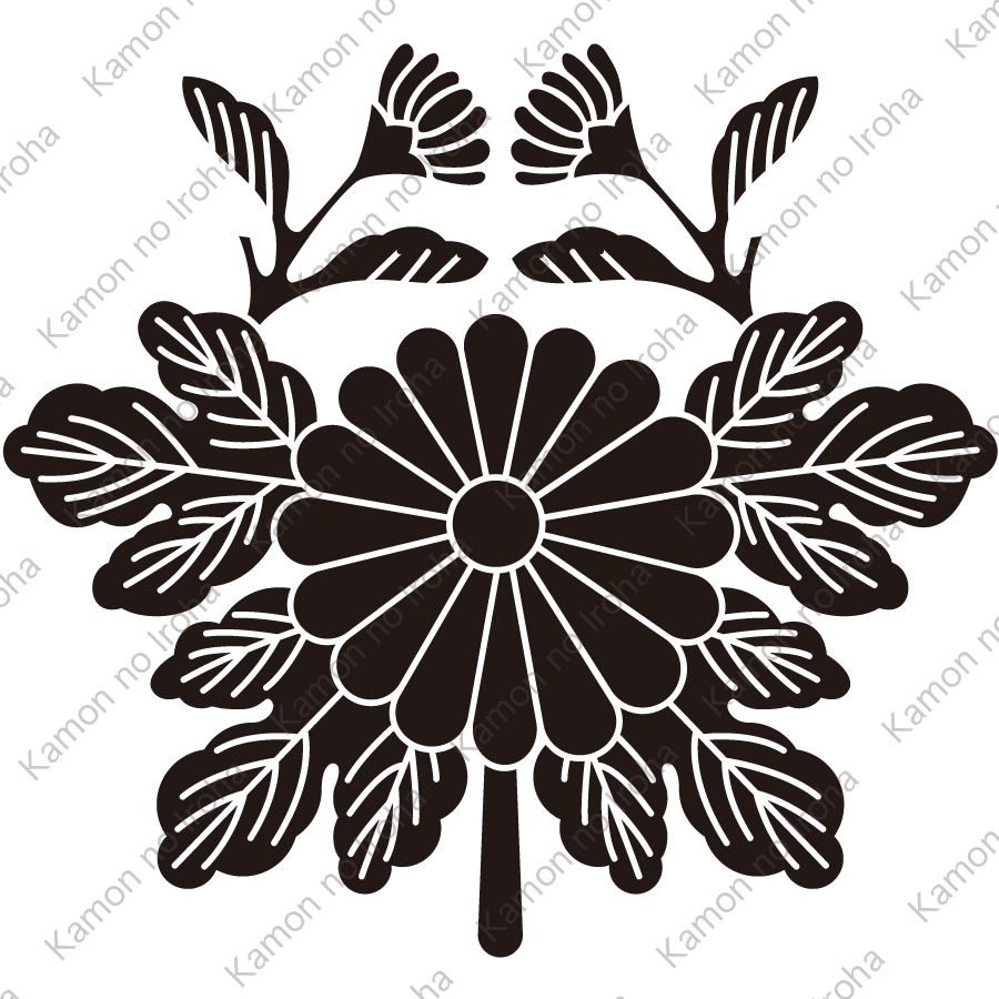 有栖川抱き葉菊紋