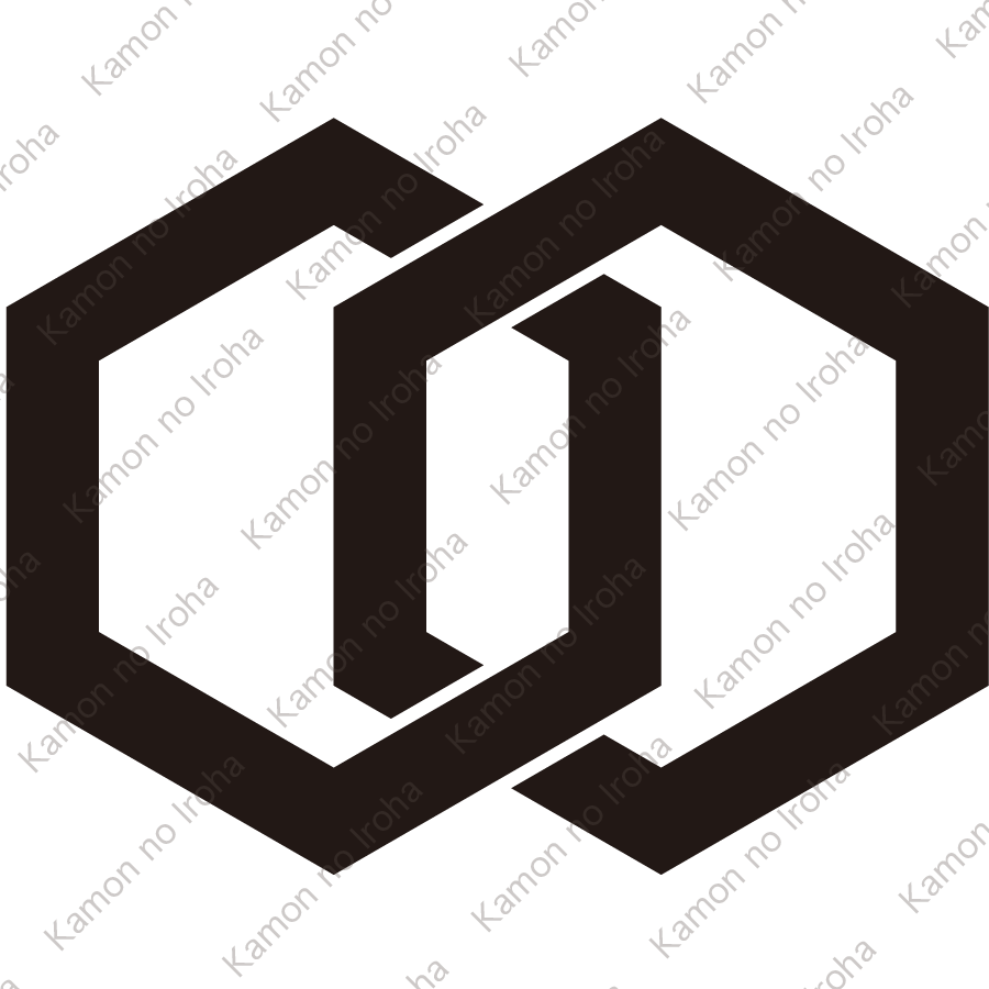 違い一重亀甲紋