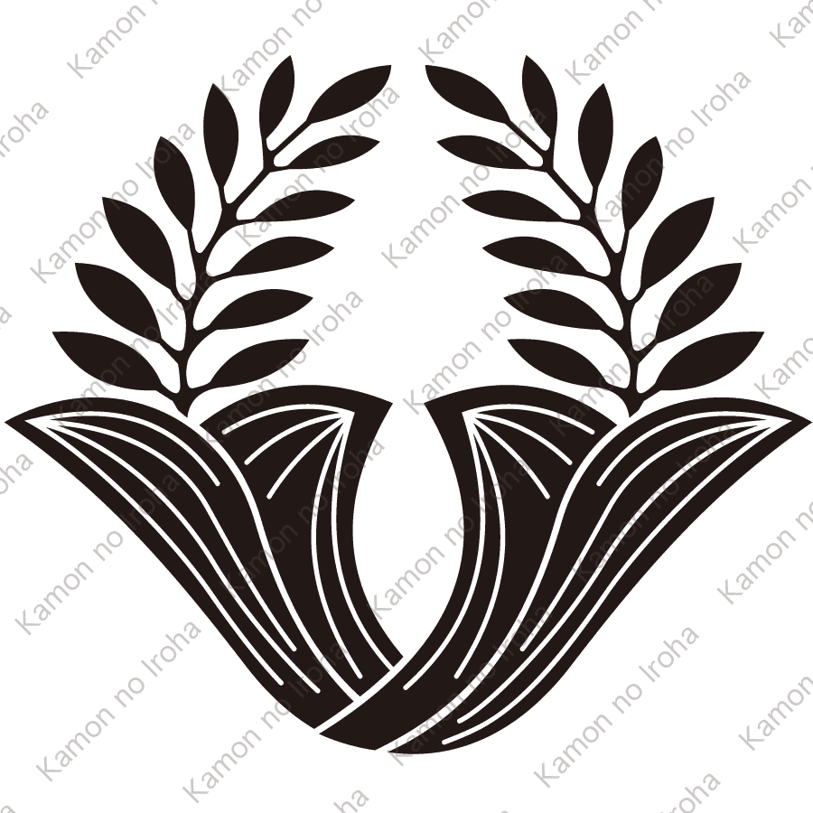 違い一関車前草紋