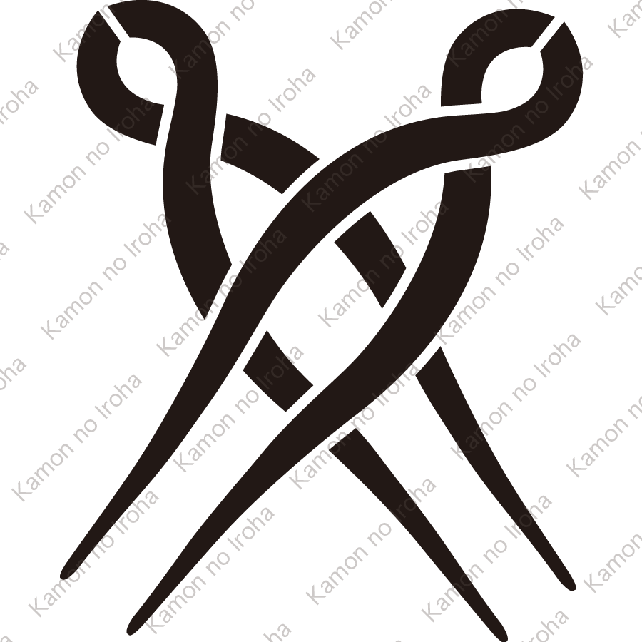 違い釘抜（２）紋