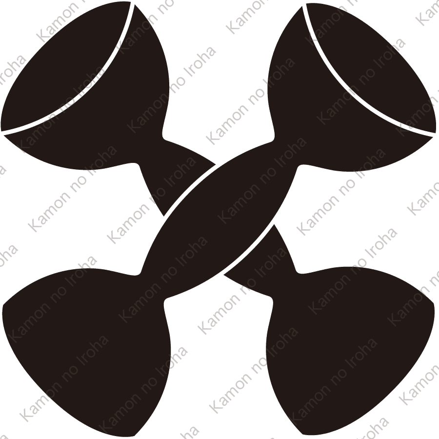 違い横向き鼓紋