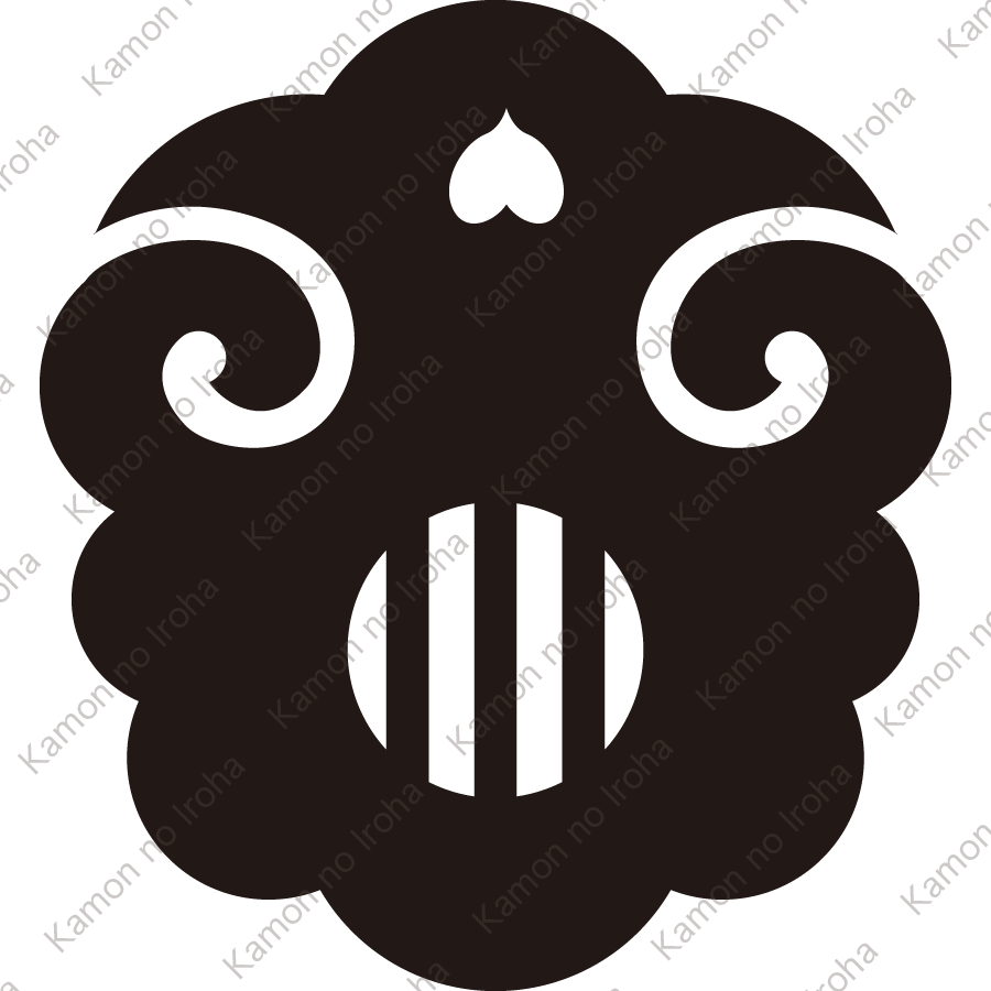 打板に竪三つ引き紋