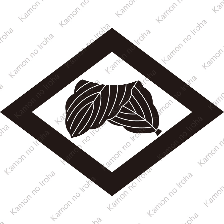 中菱に折れ柏紋