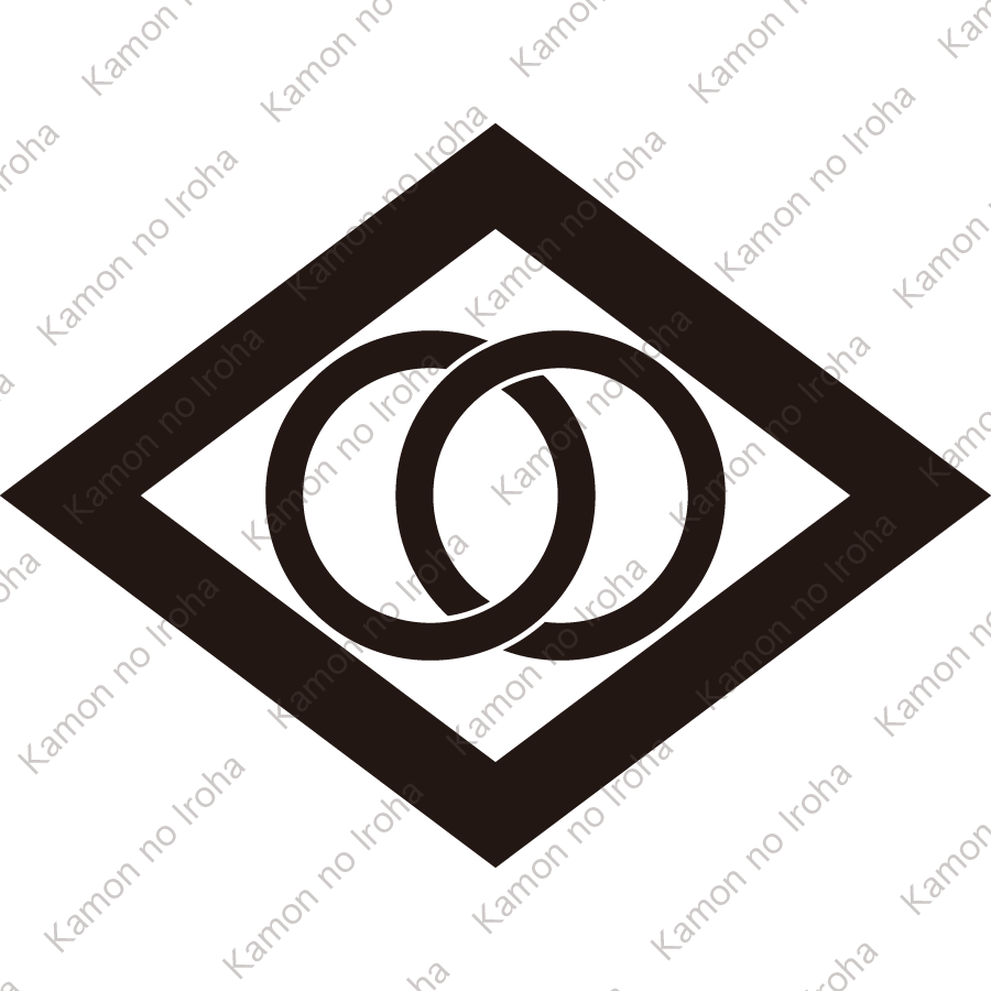 中菱に輪違い紋