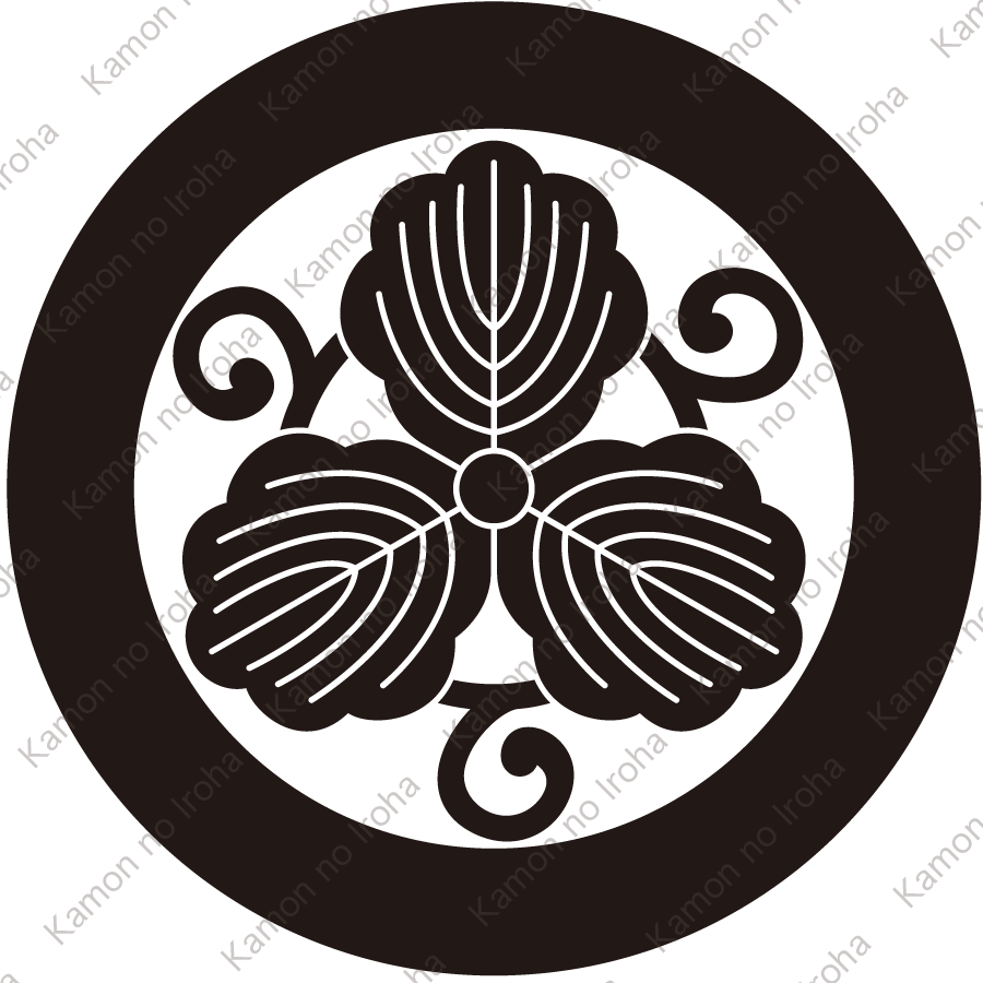 太輪に五徳柏紋