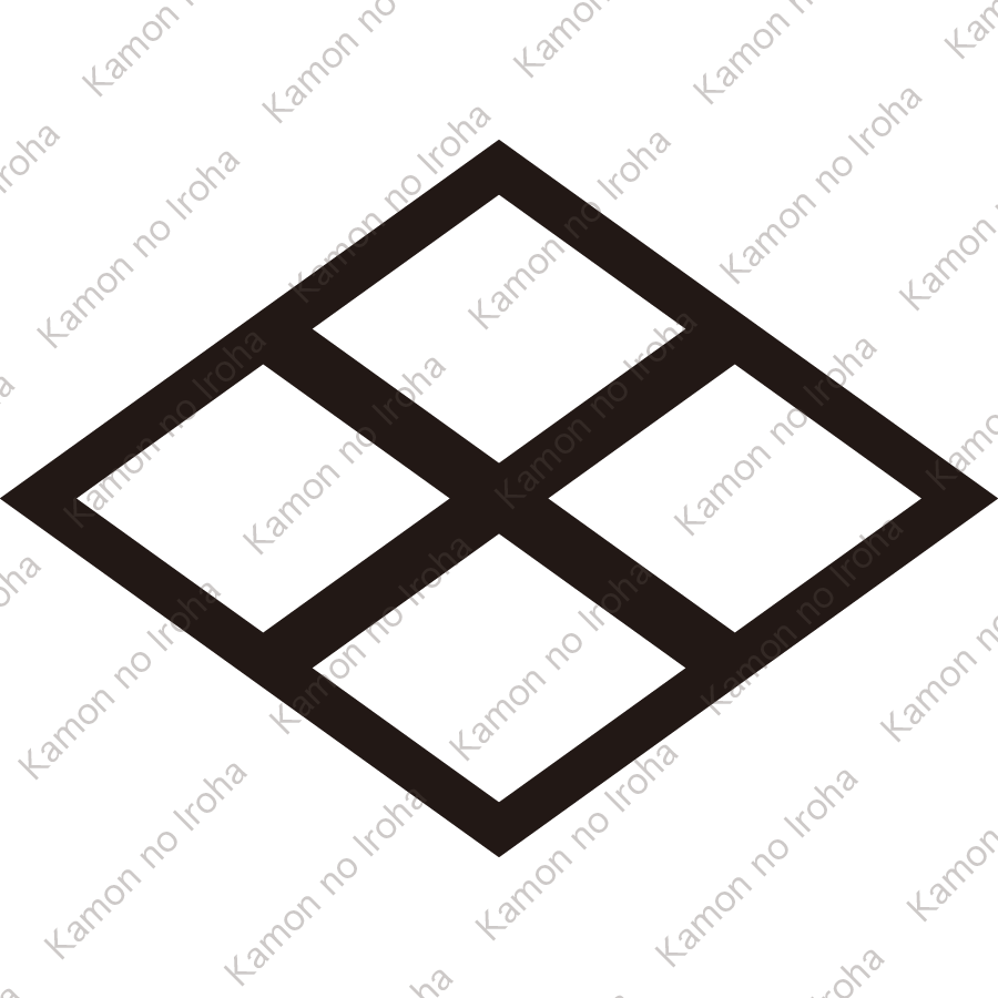 中陰持ち合い武田菱紋