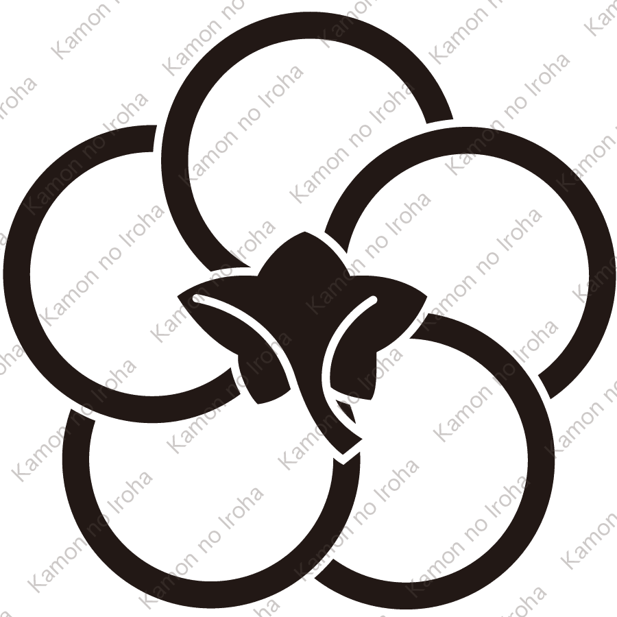 中陰捻じ裏梅紋