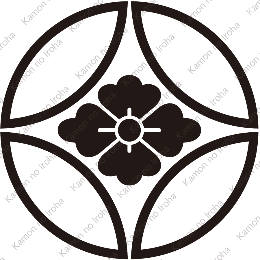 中陰七宝に花菱紋