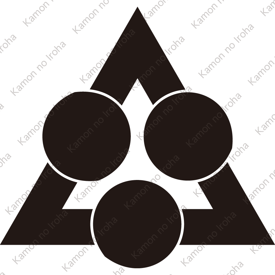 中陰鱗に三つ星紋