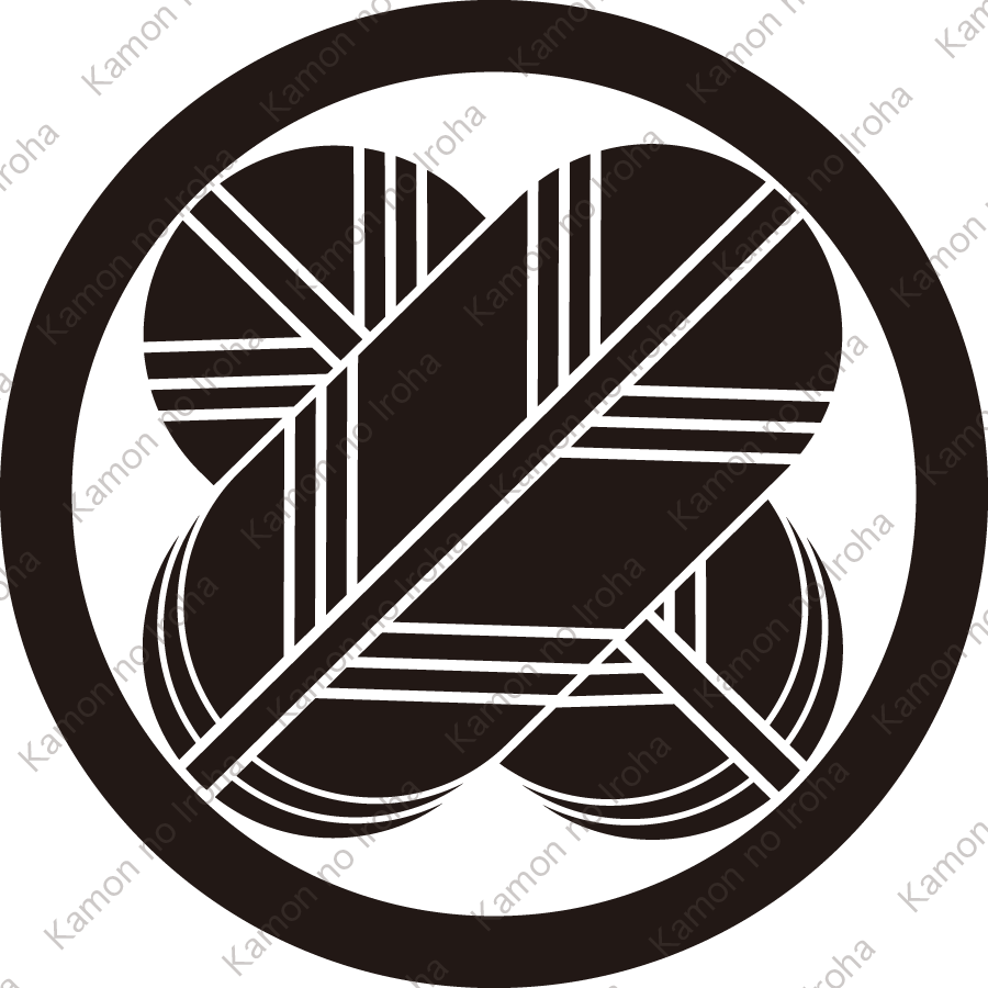 中輪に違い鷹の羽紋