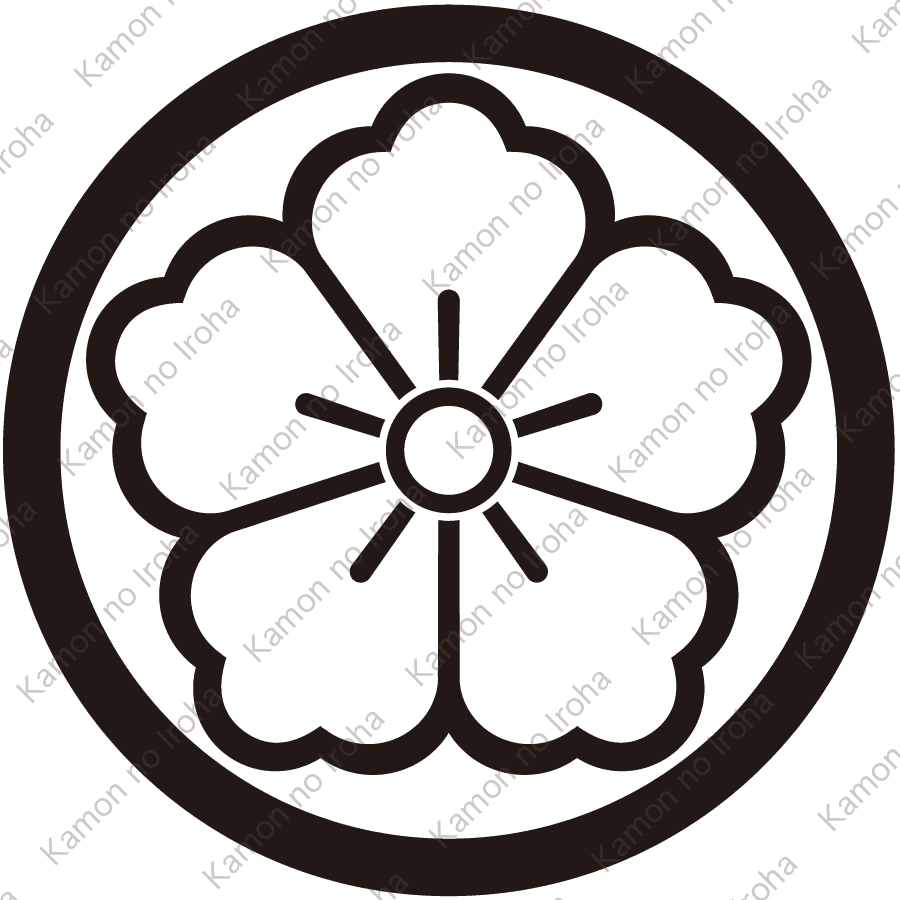 中輪に陰唐花紋