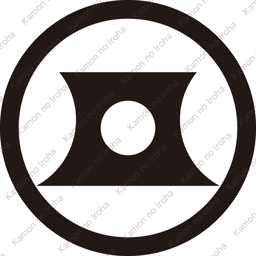 中輪に変り大関朧月紋