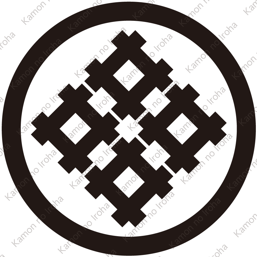 中輪に四つ井筒紋