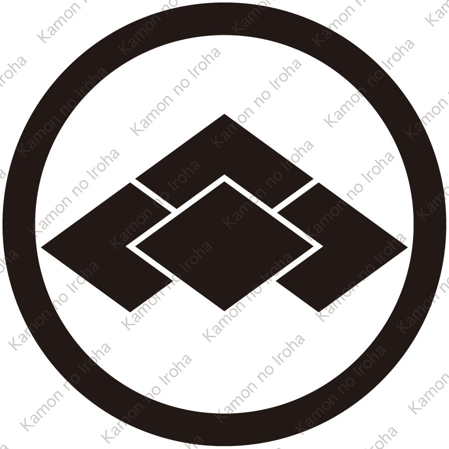 中輪に四つ重ね菱紋