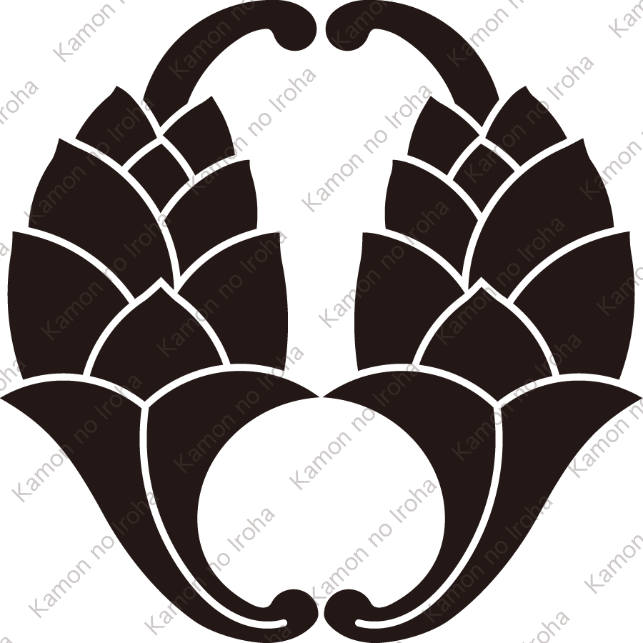 抱き杏葉（２）紋