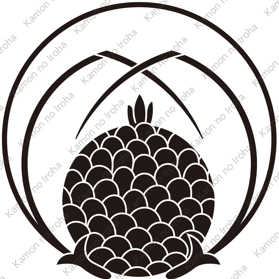 抱き松葉に松毬紋