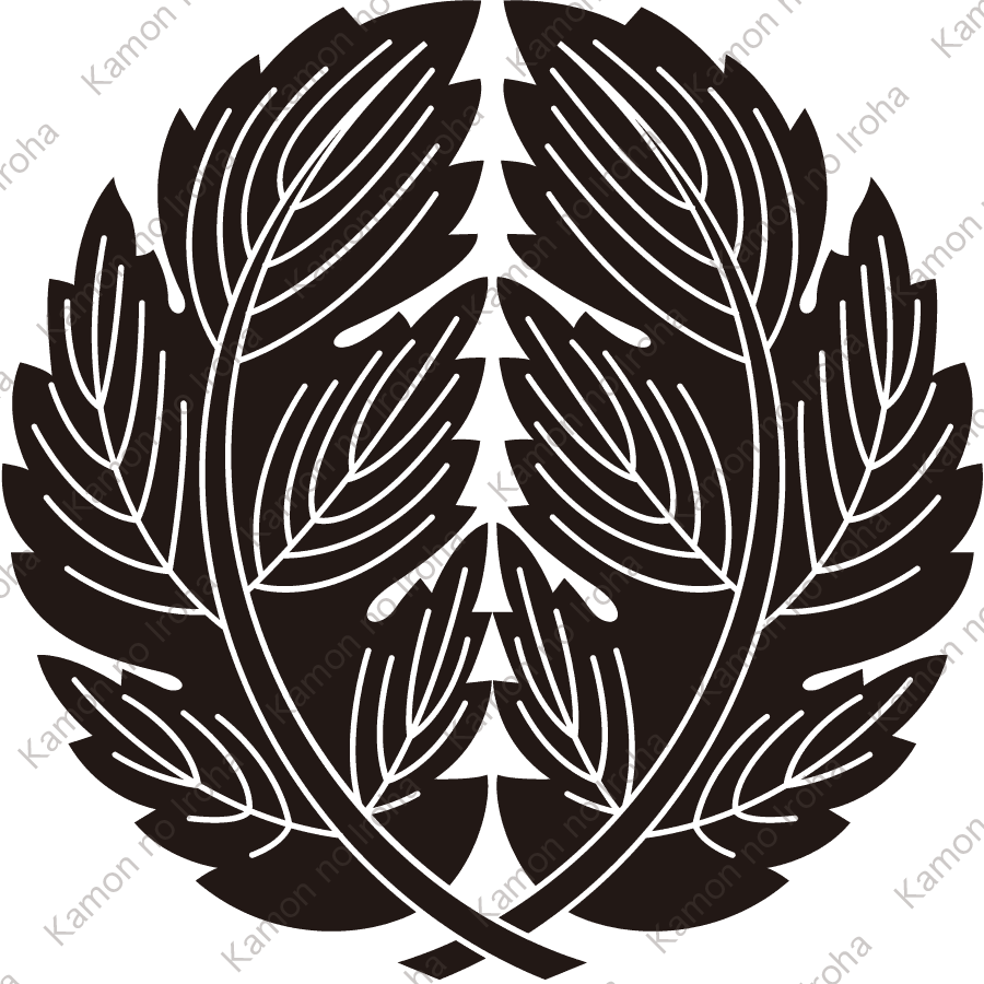 抱き鬼梶の葉紋