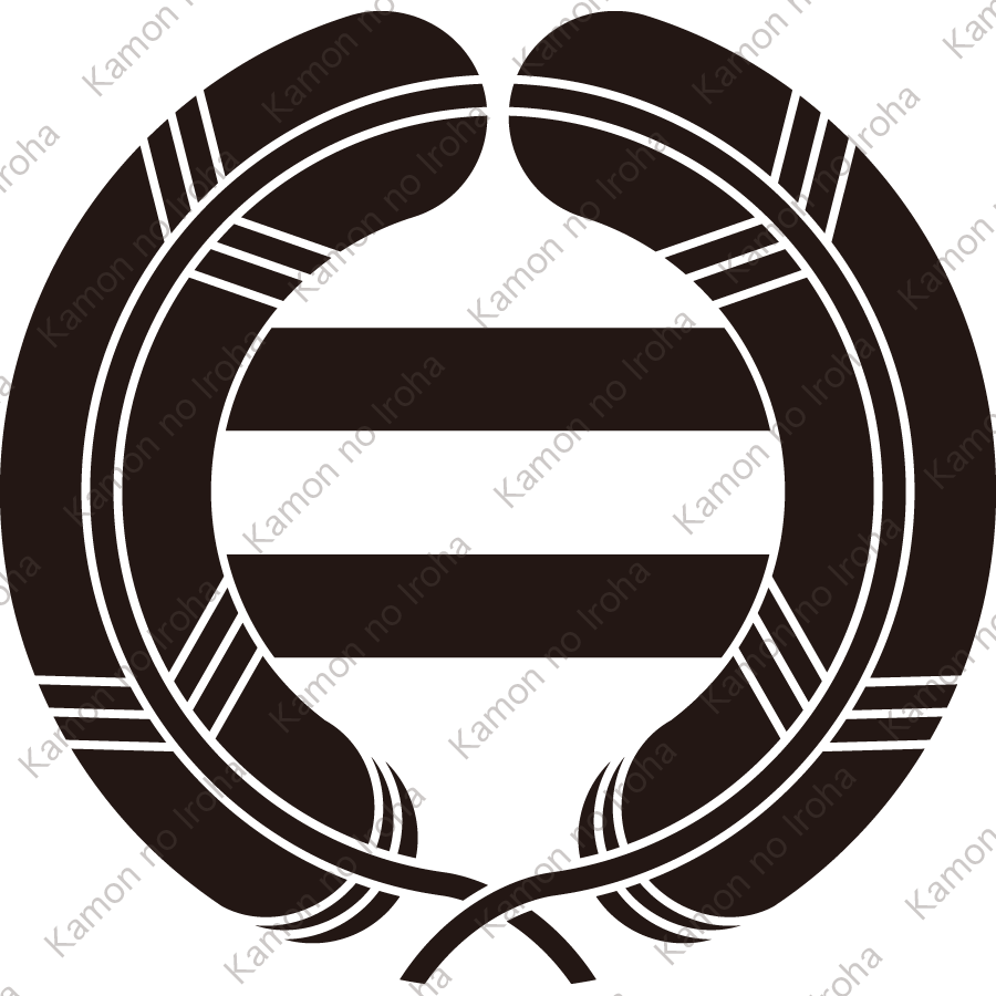 抱き鷹の羽に二つ引き紋