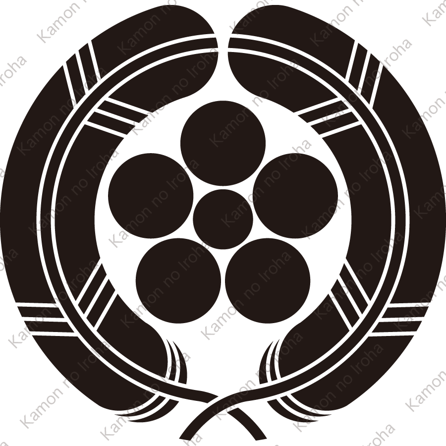 抱き鷹の羽に星梅鉢紋