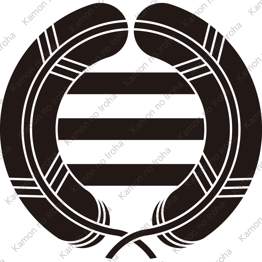 抱き鷹の羽に三つ引き紋