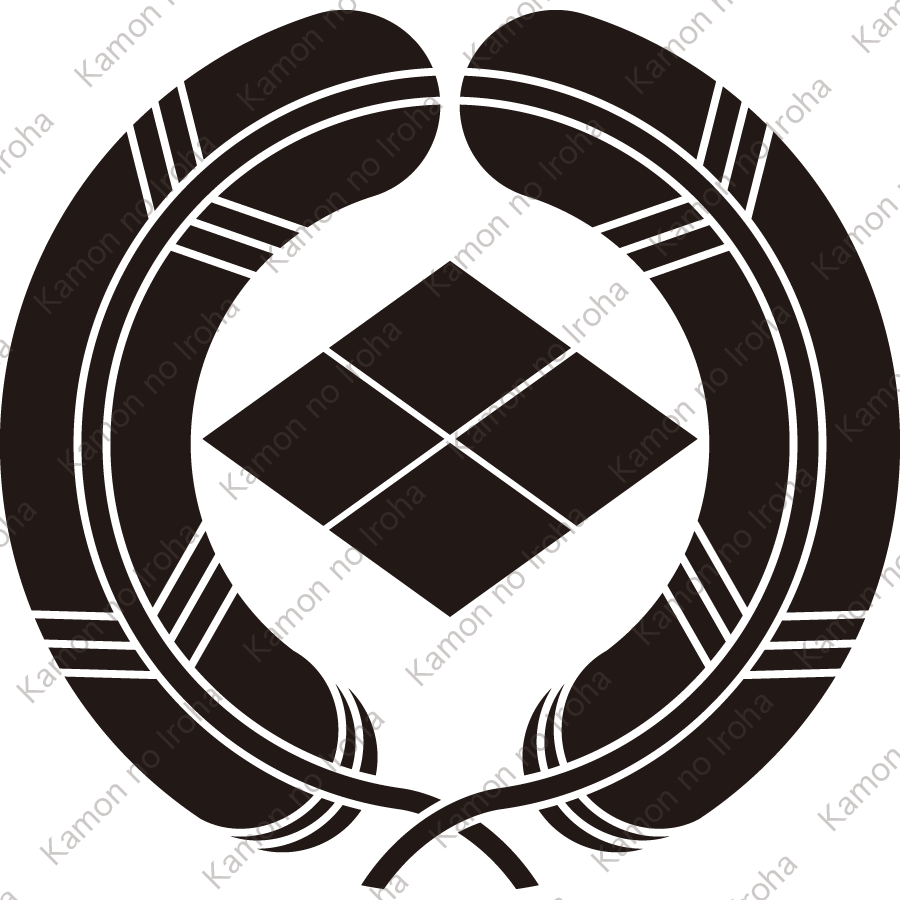 抱き鷹の羽に武田菱紋