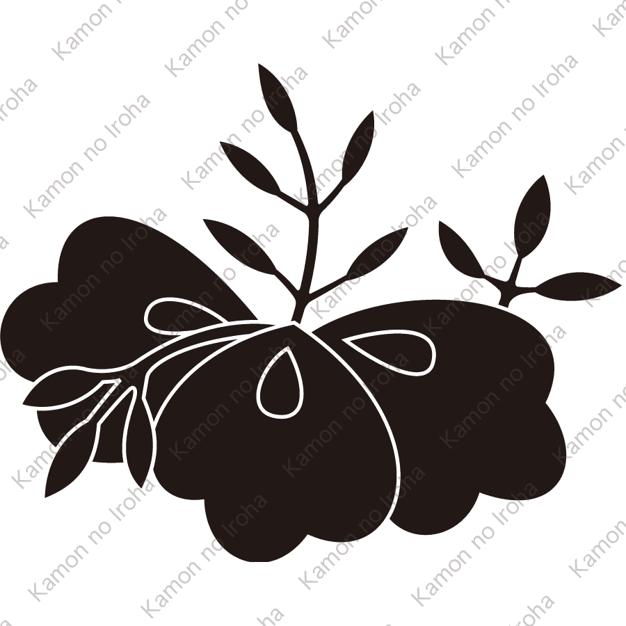 藤崩し乱れ桐紋