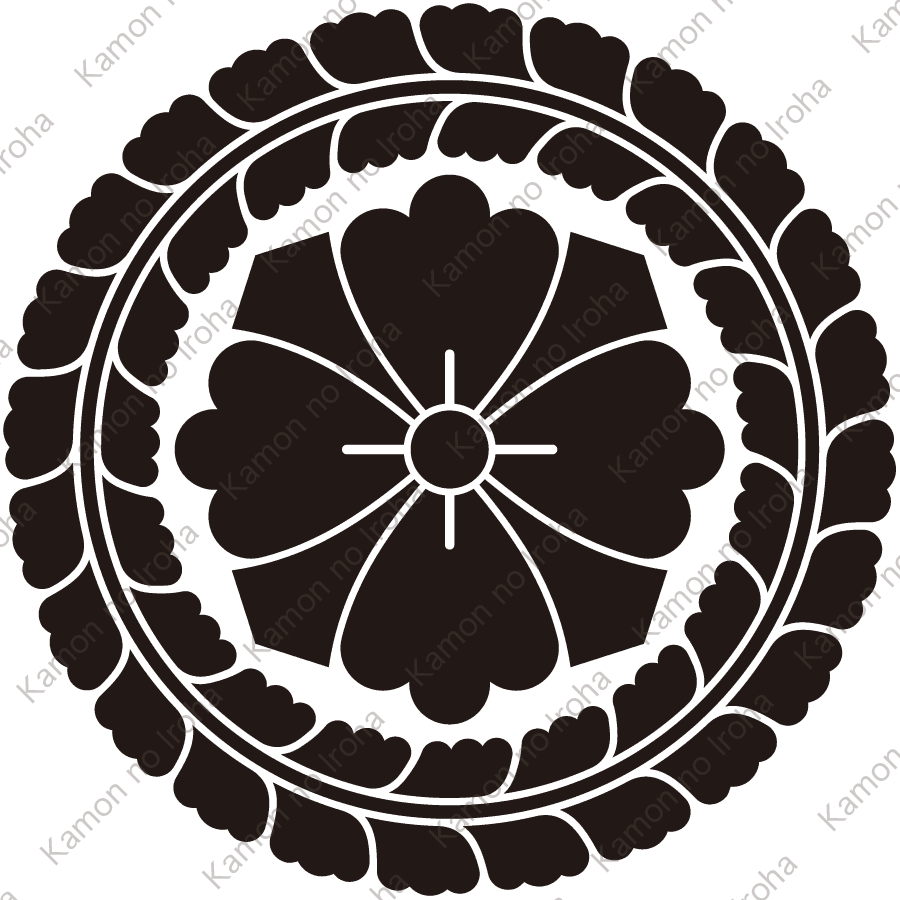 藤輪に剣花菱紋