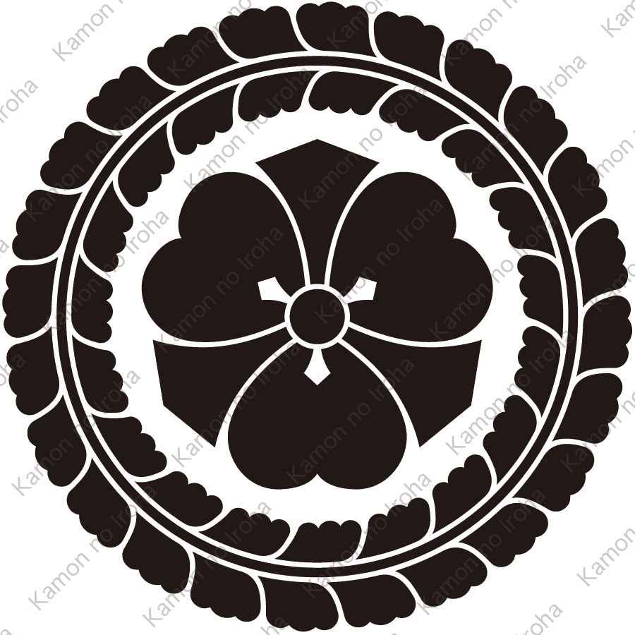 藤輪に剣片喰紋