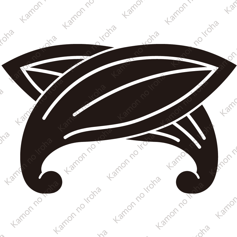 二葉違い茗荷紋