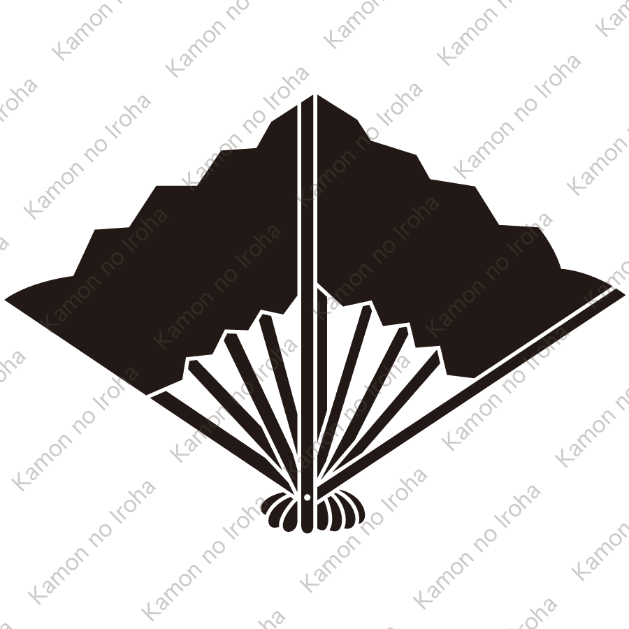 二つ雁木扇菱紋