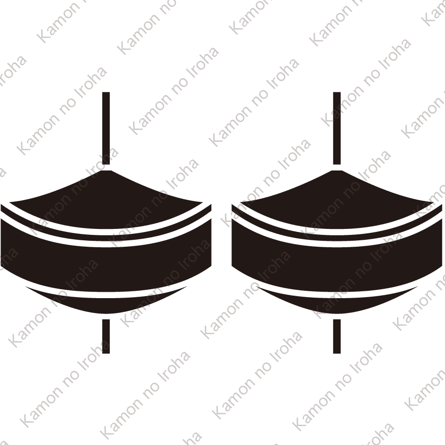 二つ独楽紋