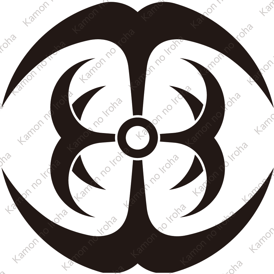 二つ子持ち錨紋