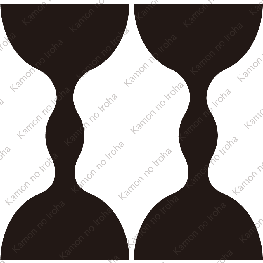 二つ並び鼓胴紋