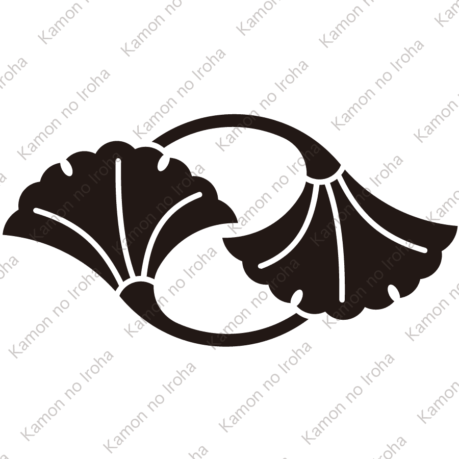 二つ追い銀杏紋