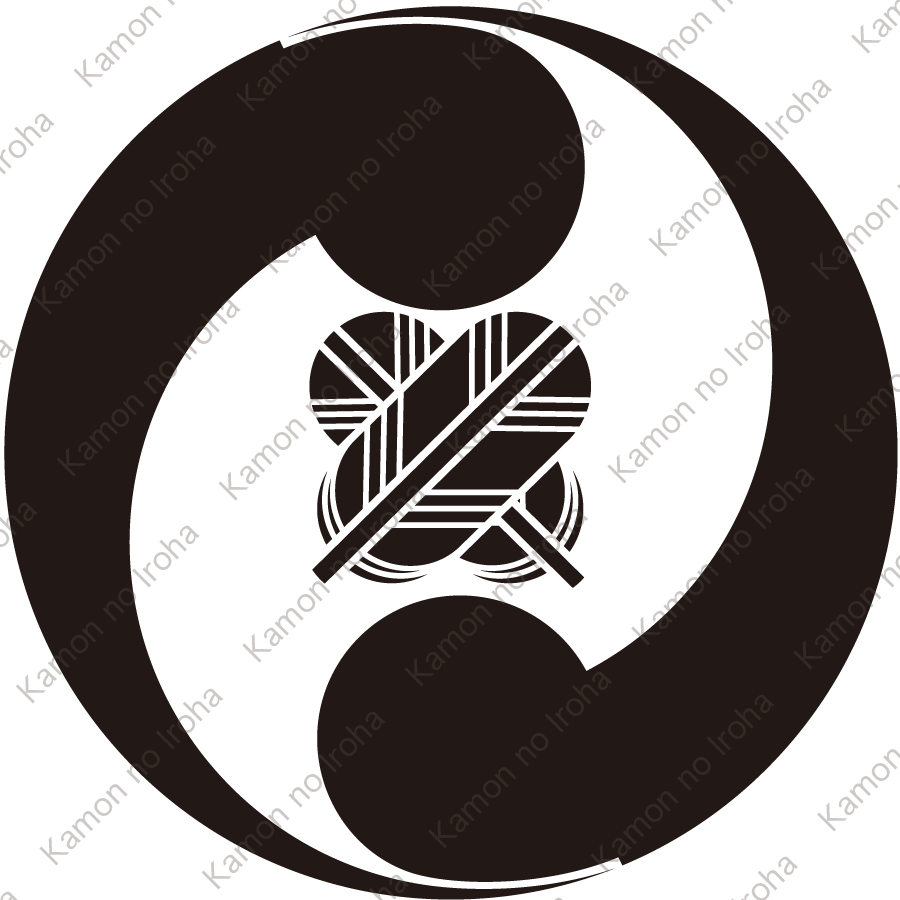 二つ巴に違い鷹紋