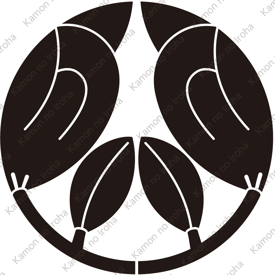 二つ割り茶の実紋