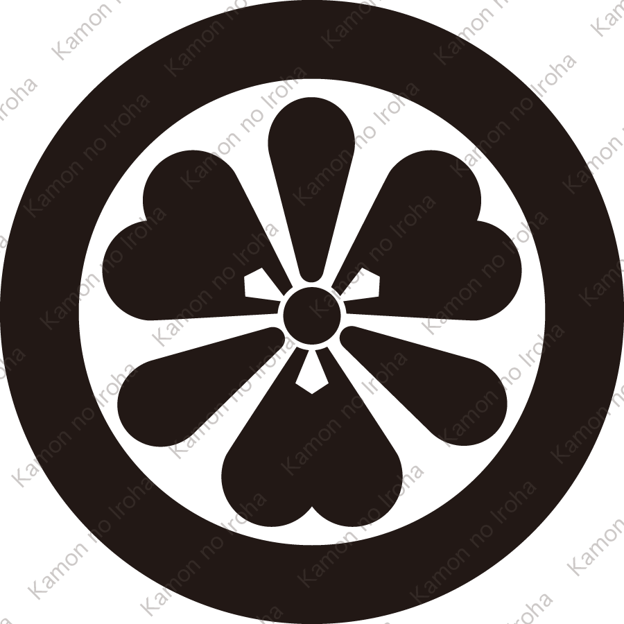 太輪に棒剣片喰紋