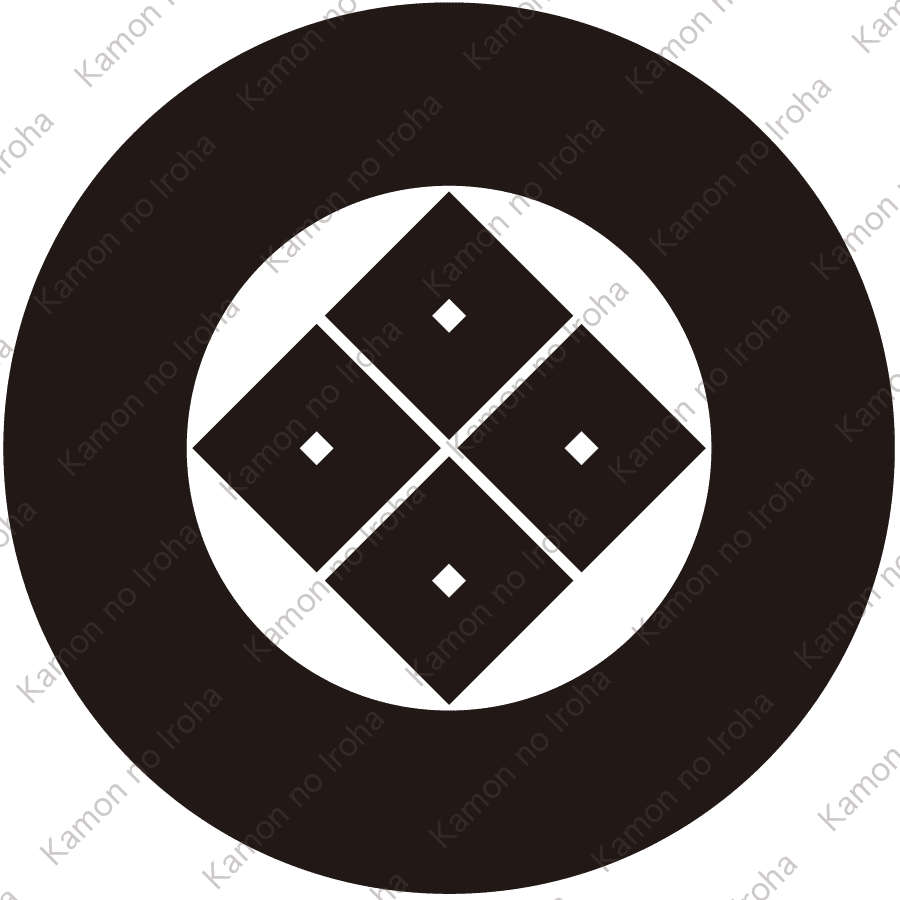 太輪に四つ目紋