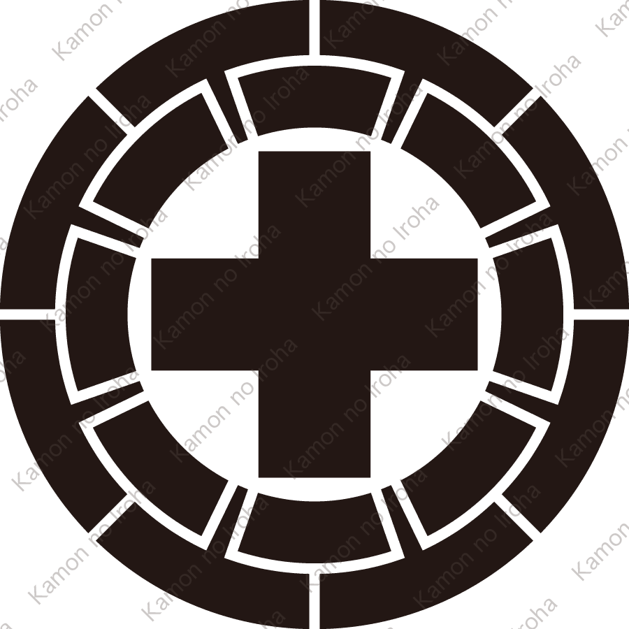 源氏輪に十字紋