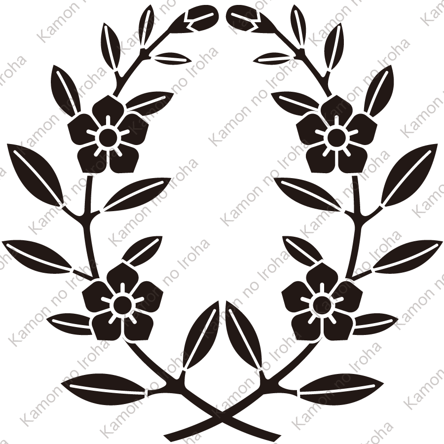 岐の抱き桔梗紋