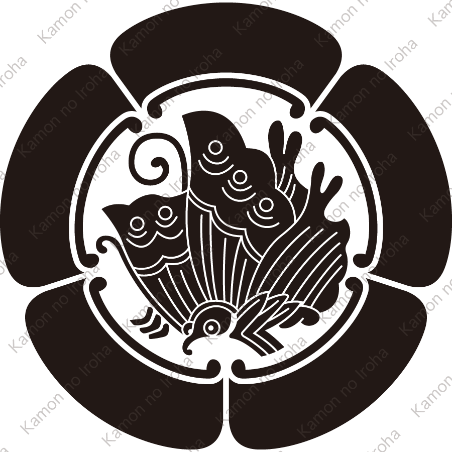 五瓜に揚羽蝶紋