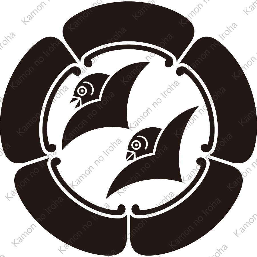 五瓜に二つ雁金紋