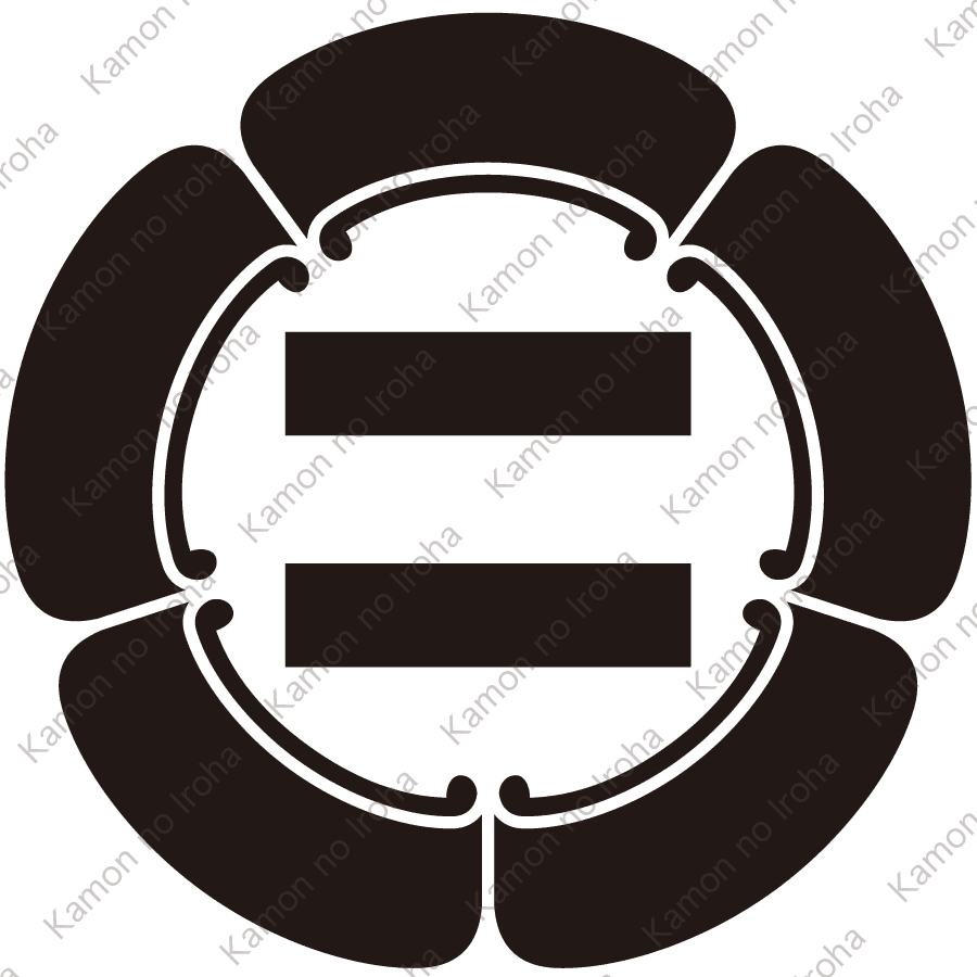 五瓜に二つ算木紋